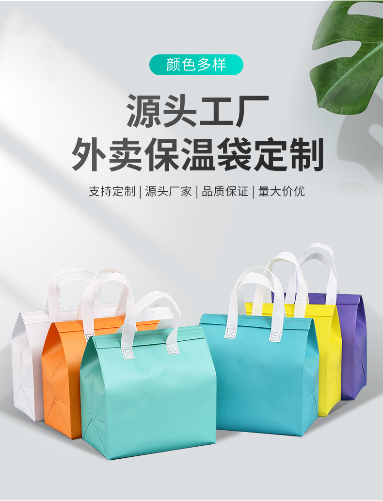 保定市无纺布保温袋外卖袋